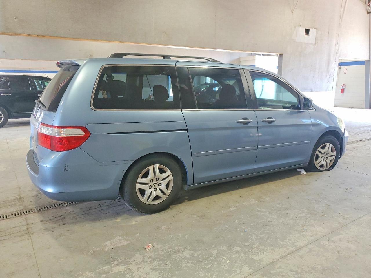 2007 Honda Odyssey Ex Blue vin: 5FNRL38417B121073