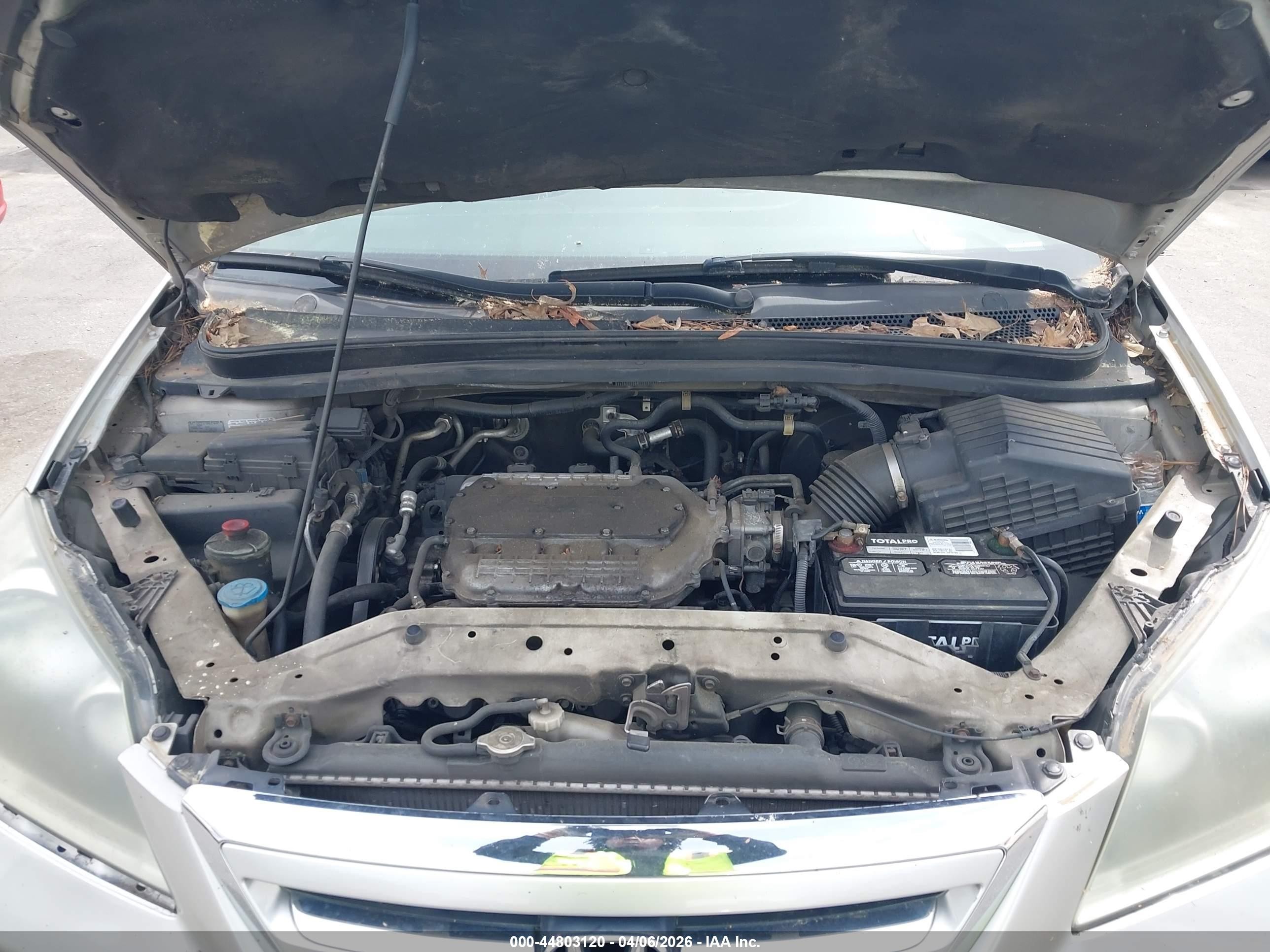 2007 Honda Odyssey Ex Silver vin: 5FNRL38417B411670