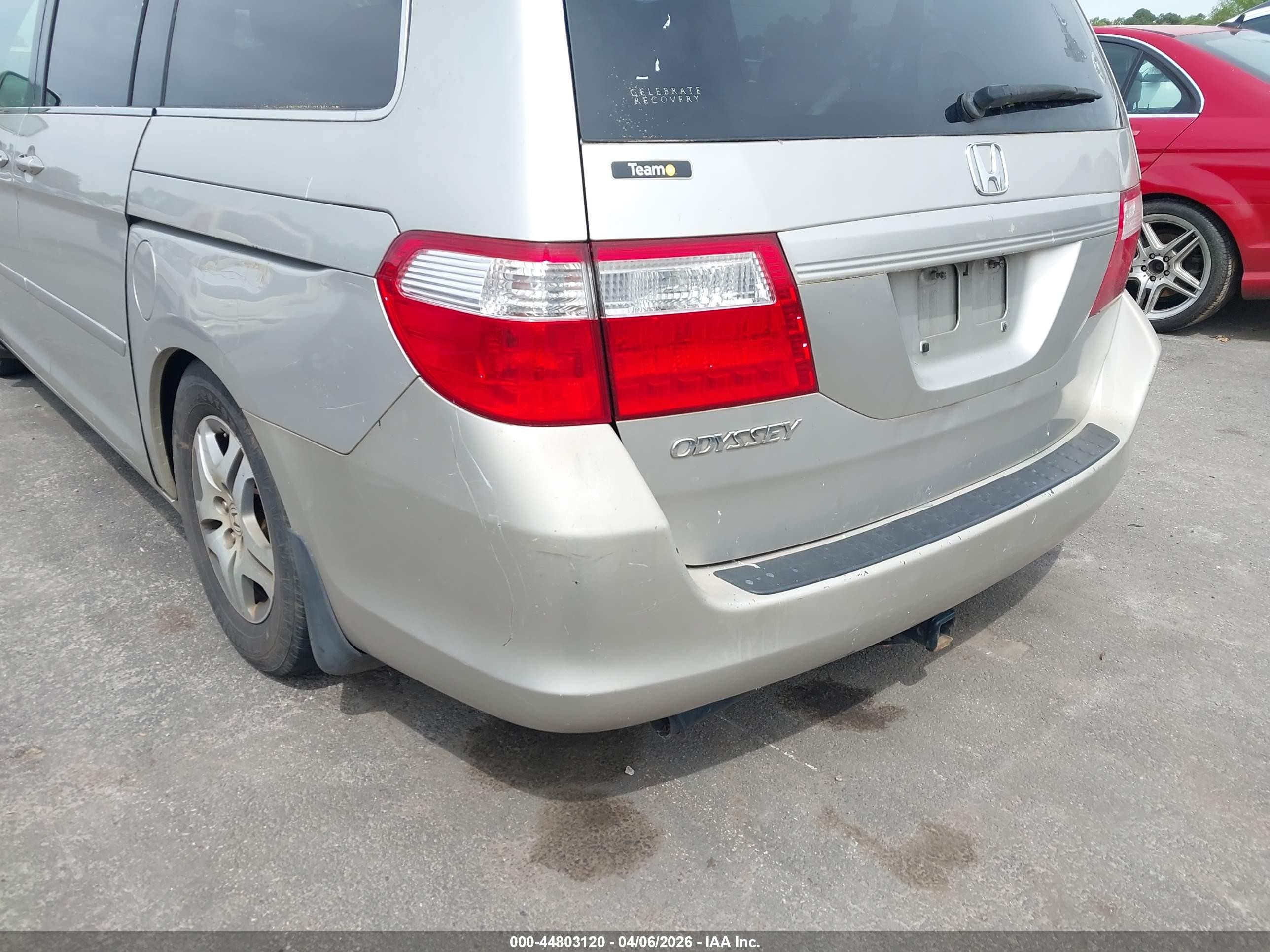 2007 Honda Odyssey Ex Silver vin: 5FNRL38417B411670