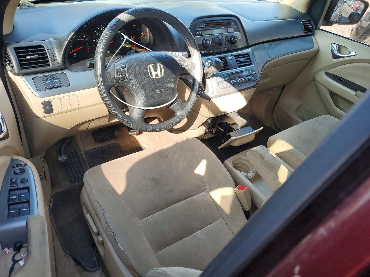 2007 Honda Odyssey Ex Burgundy vin: 5FNRL38417B430428