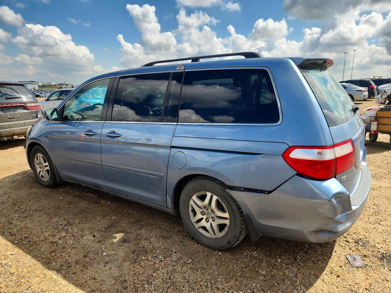 2007 Honda Odyssey Ex Blue vin: 5FNRL38417B511901
