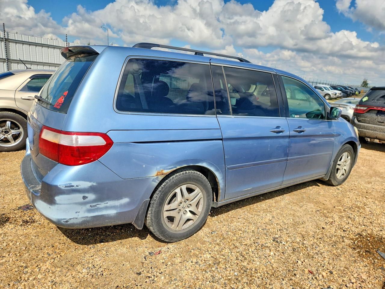 2007 Honda Odyssey Ex Blue vin: 5FNRL38417B511901