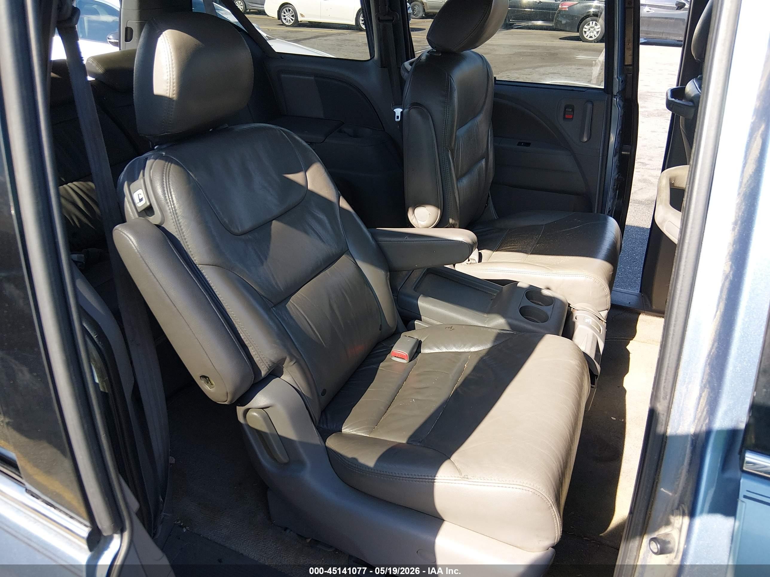 2008 Honda Odyssey Ex Синий vin: 5FNRL38418B059188