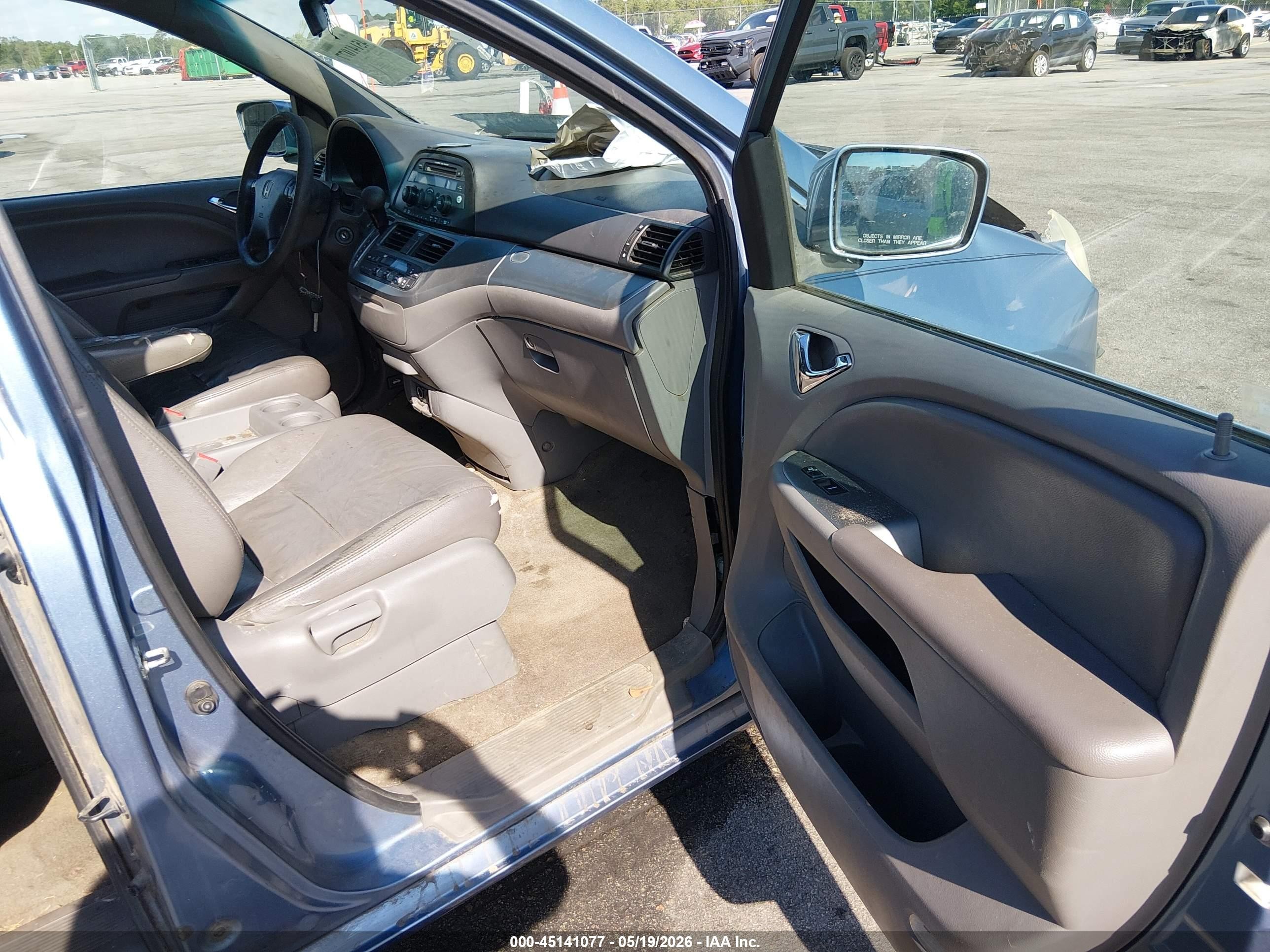 2008 Honda Odyssey Ex Синий vin: 5FNRL38418B059188