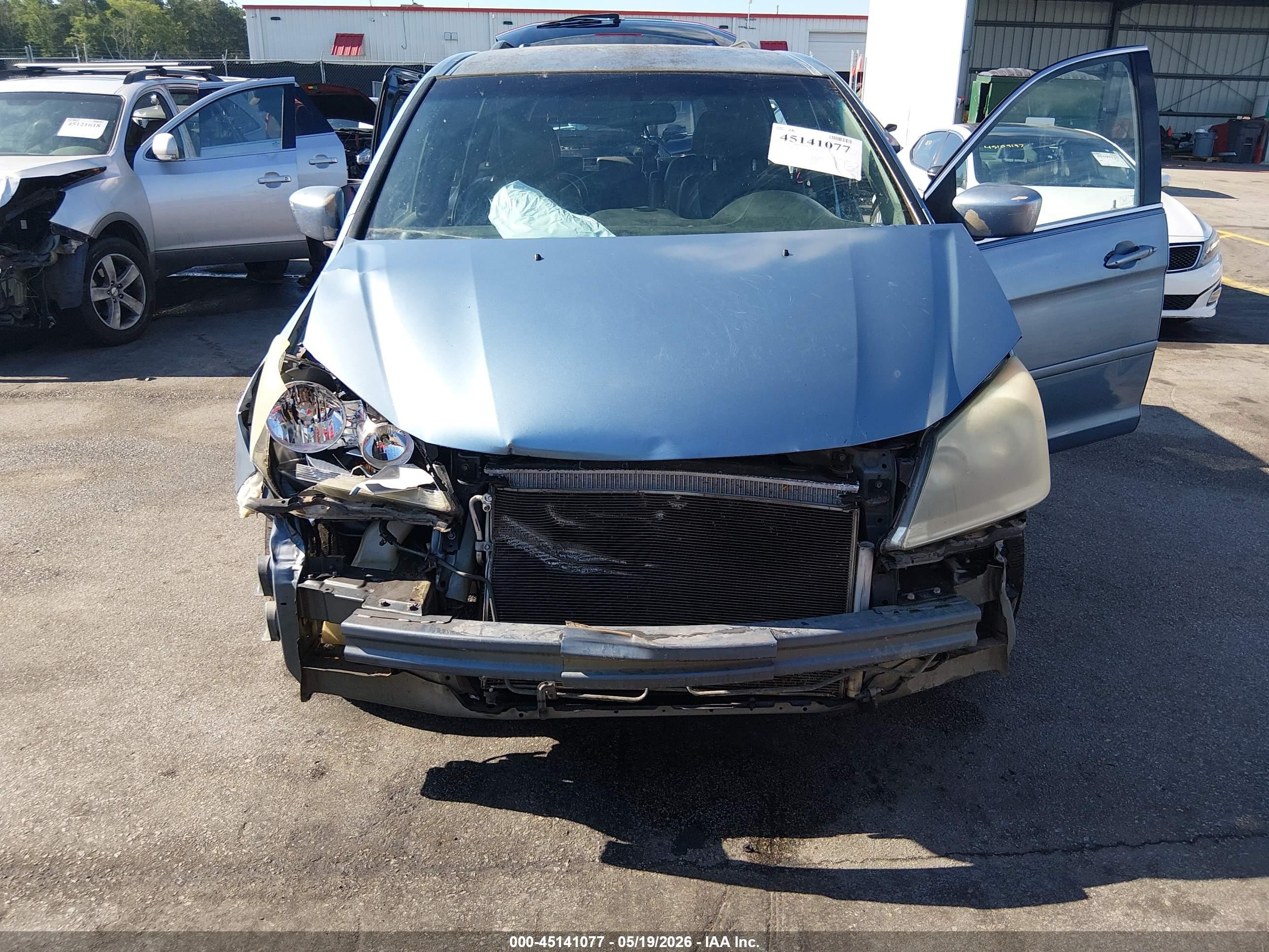 2008 Honda Odyssey Ex Синий vin: 5FNRL38418B059188