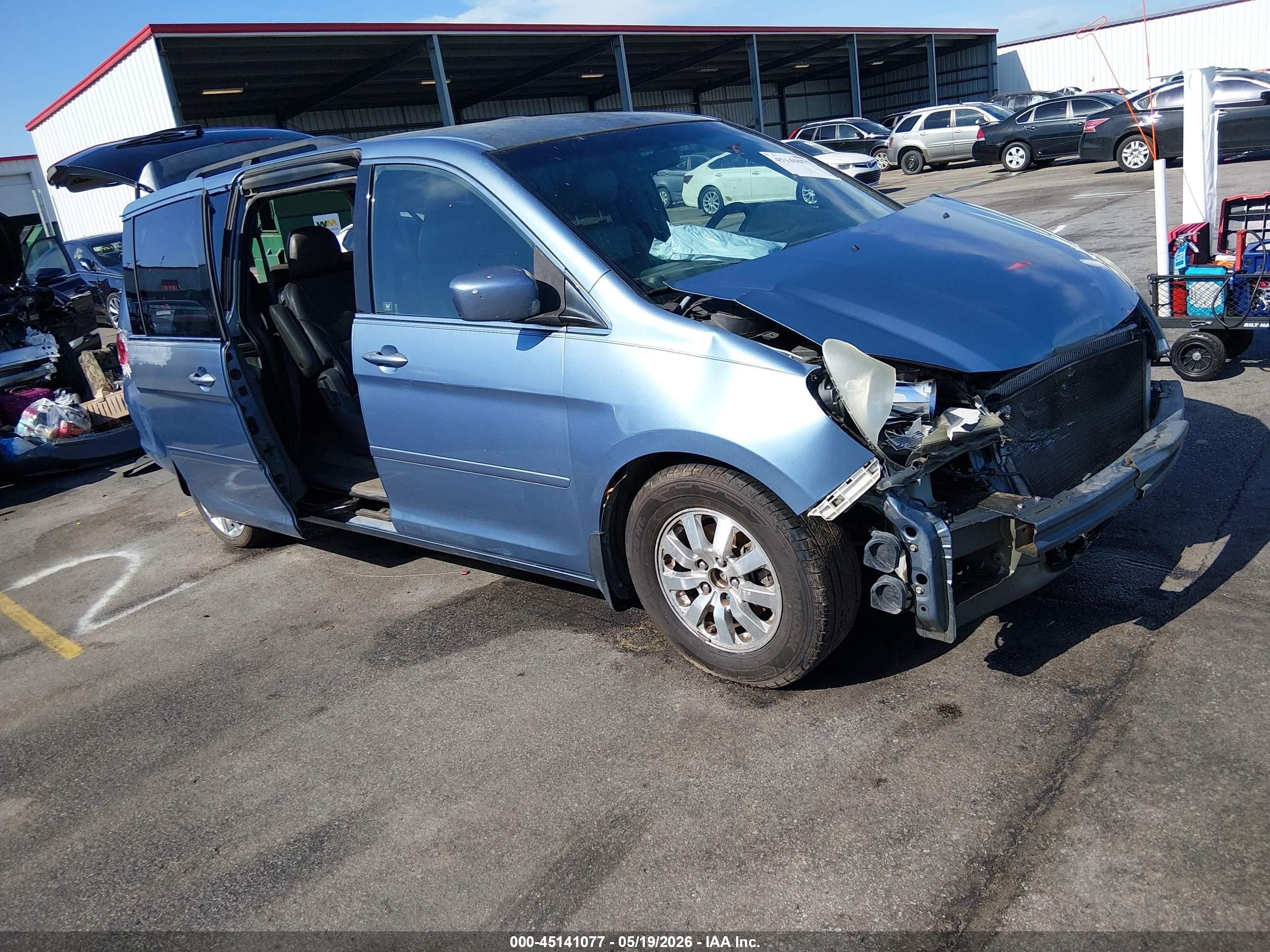 2008 Honda Odyssey Ex Синий vin: 5FNRL38418B059188