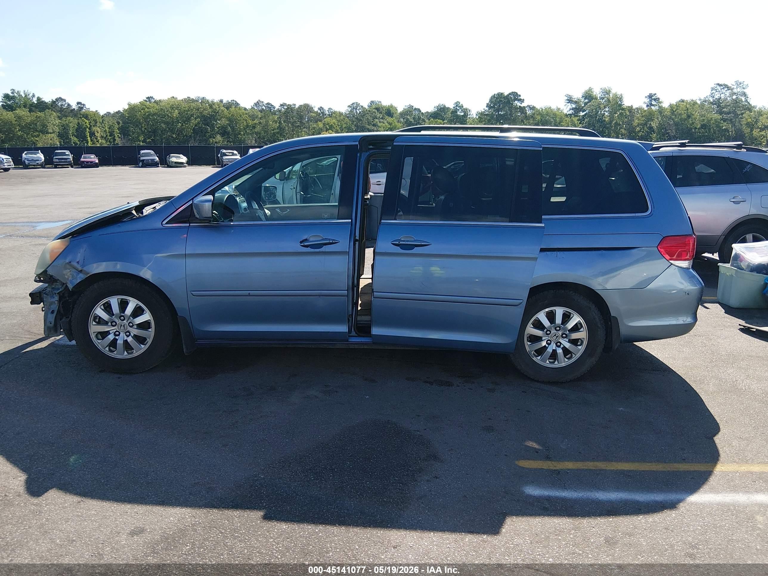 2008 Honda Odyssey Ex Синий vin: 5FNRL38418B059188