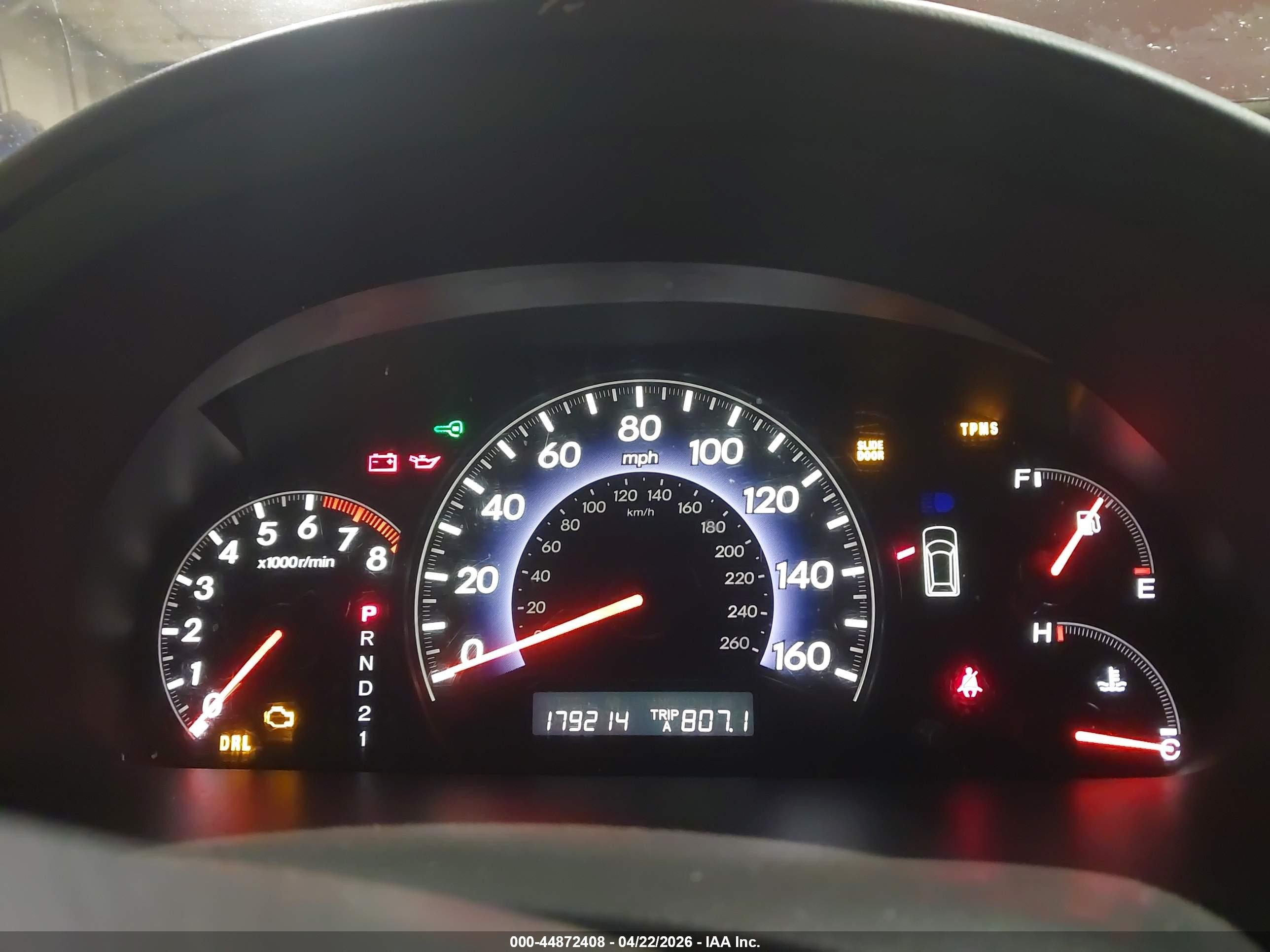 2008 Honda Odyssey Ex Red vin: 5FNRL38418B078906