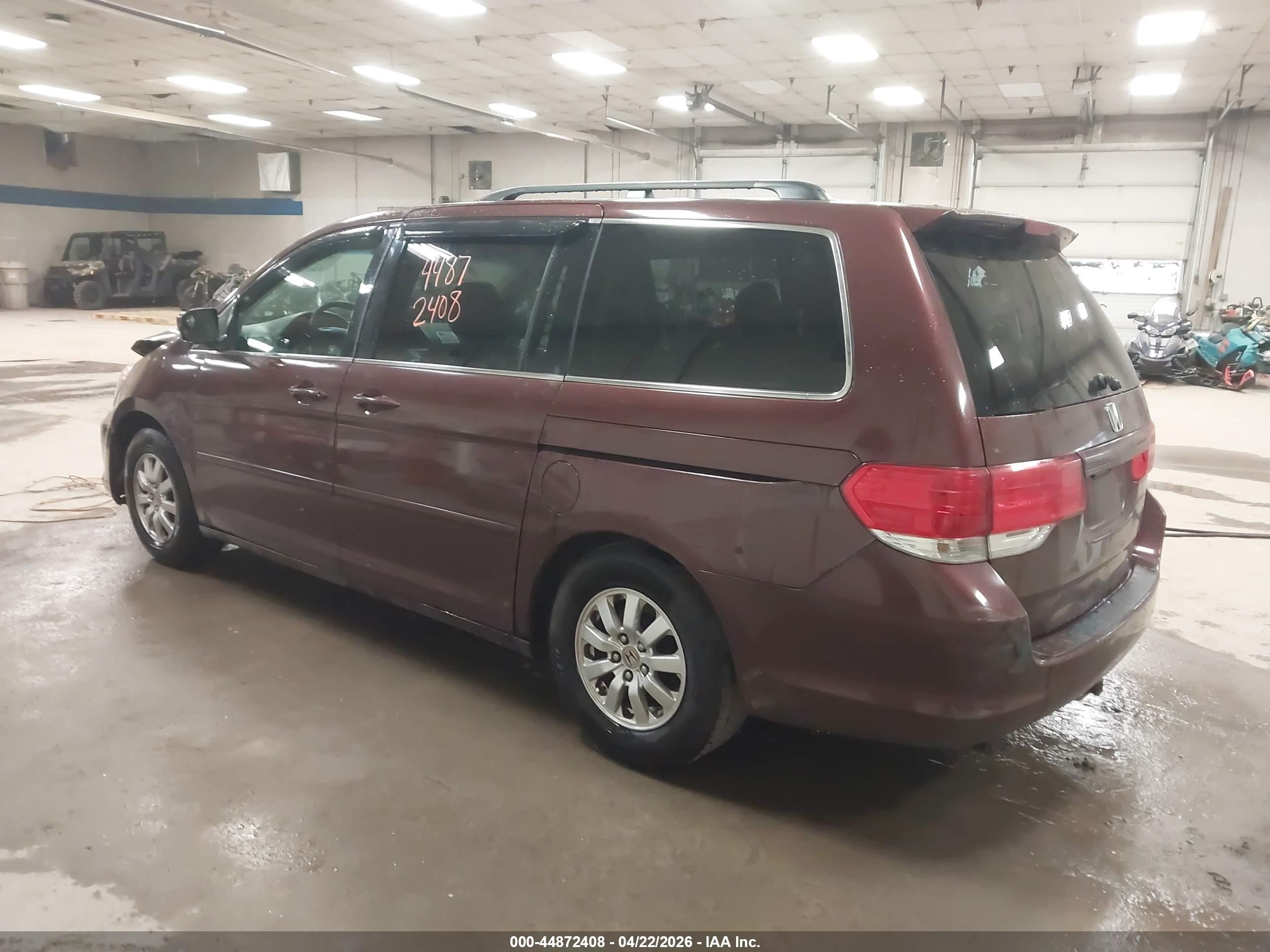 2008 Honda Odyssey Ex Red vin: 5FNRL38418B078906