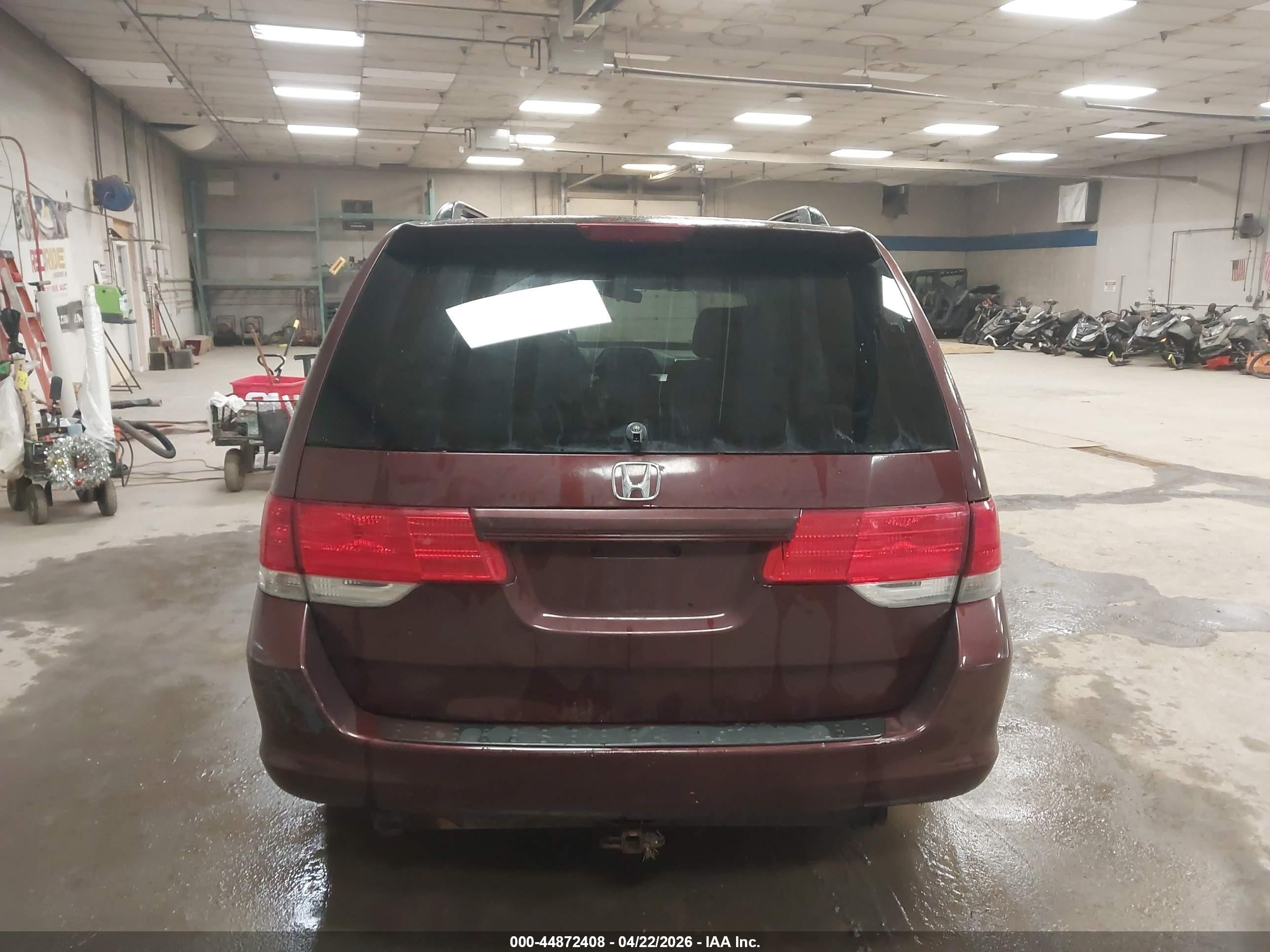 2008 Honda Odyssey Ex Red vin: 5FNRL38418B078906