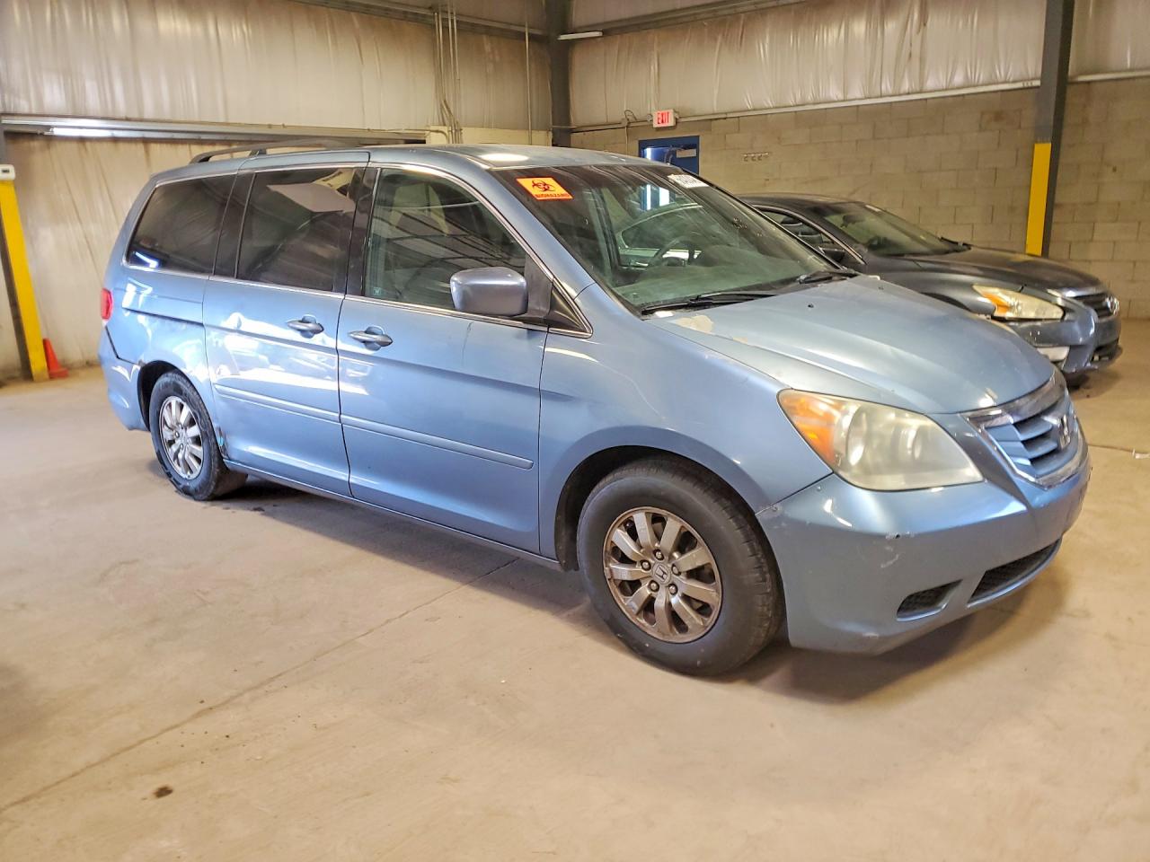 2009 Honda Odyssey Ex Gray vin: 5FNRL38419B007528