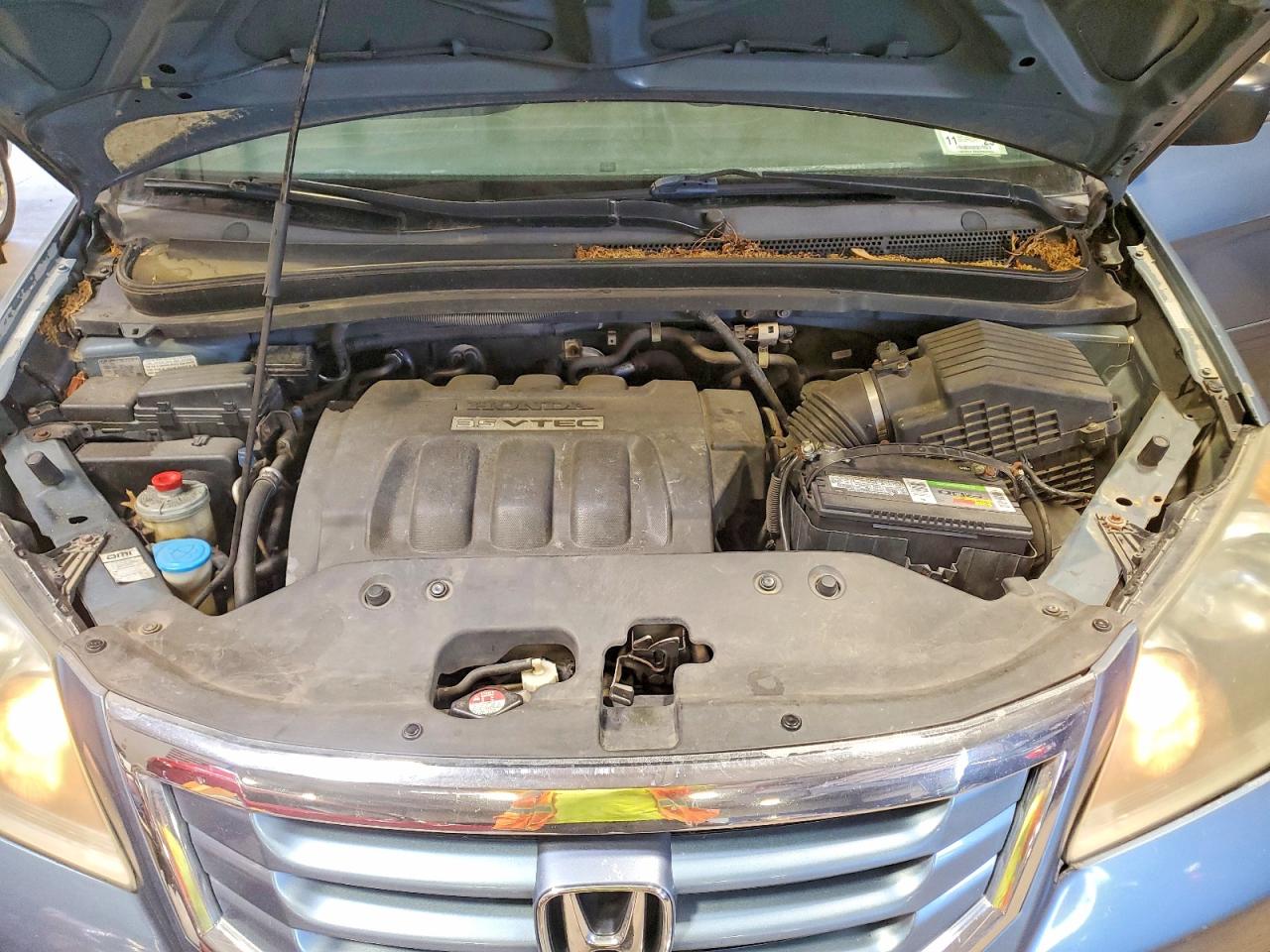 2009 Honda Odyssey Ex Gray vin: 5FNRL38419B007528