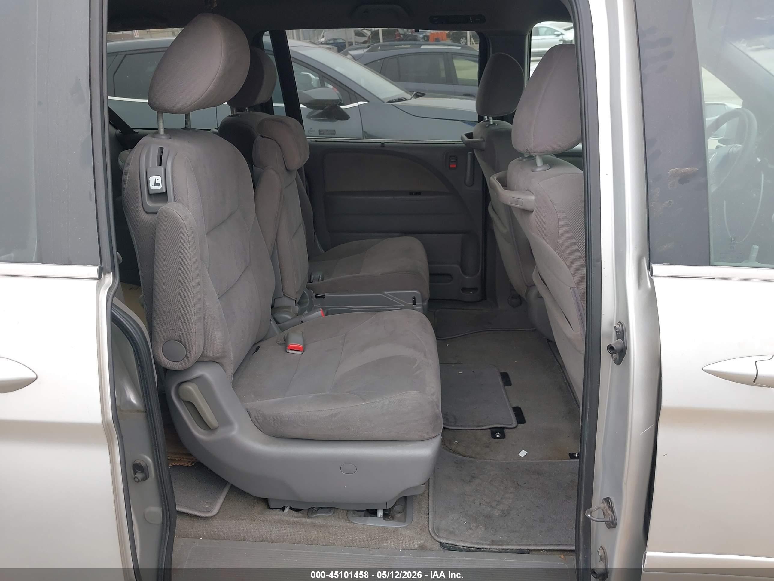 2009 Honda Odyssey Ex Gray vin: 5FNRL38419B038424