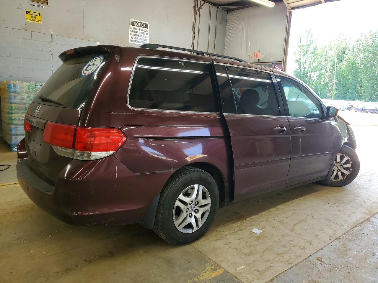 2009 Honda Odyssey Ex Burgundy vin: 5FNRL38419B402809