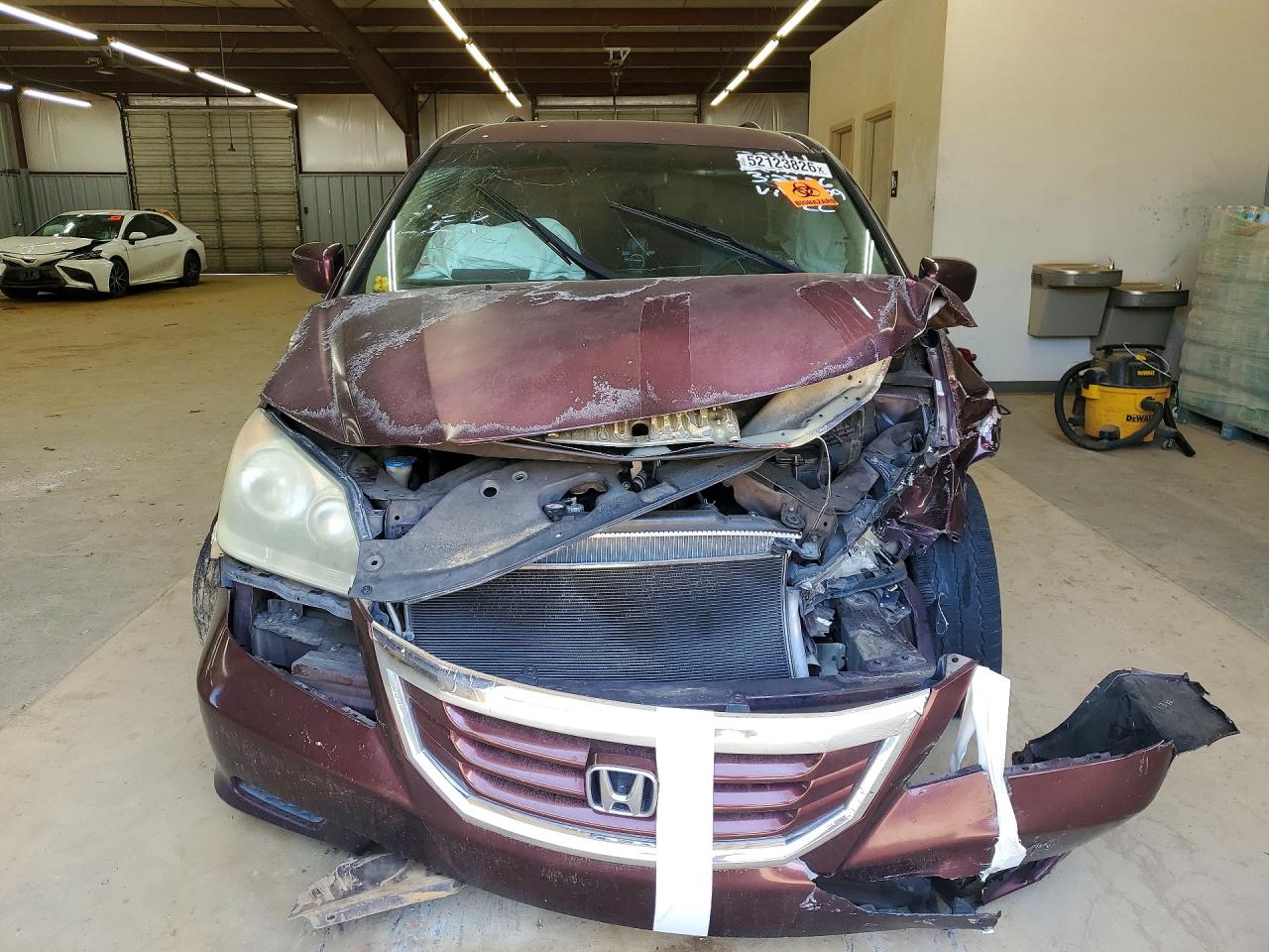 2009 Honda Odyssey Ex Burgundy vin: 5FNRL38419B402809
