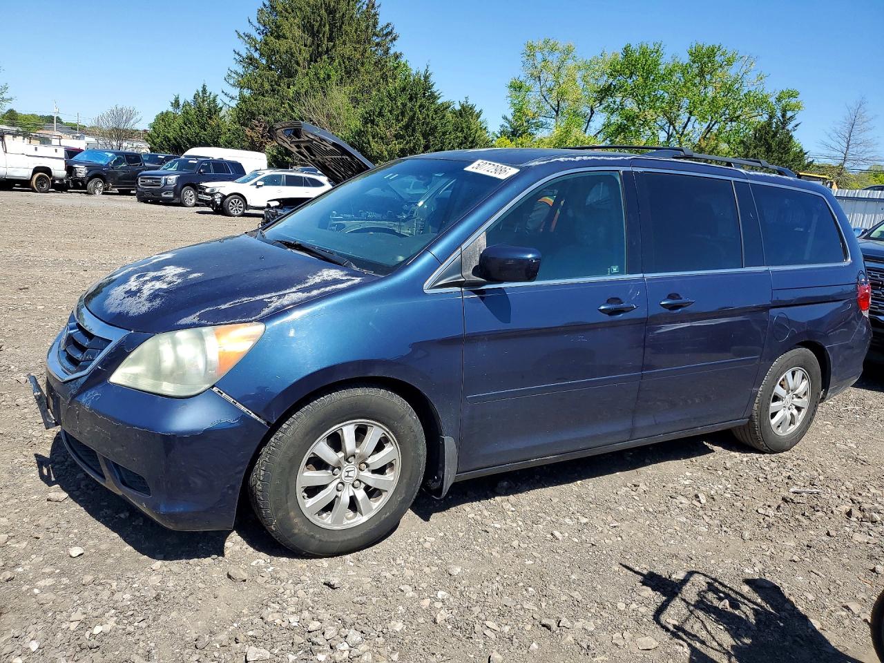 2009 Honda Odyssey Ex Blue vin: 5FNRL38419B408562