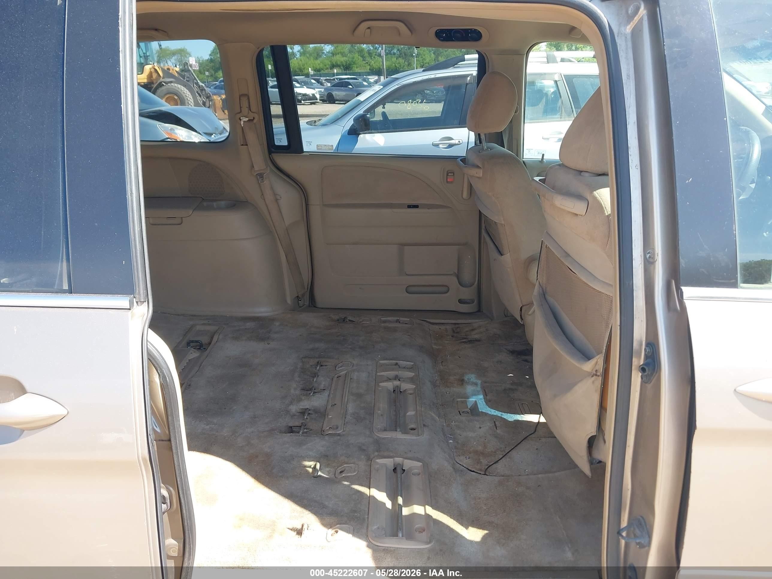 2005 Honda Odyssey Ex Gold vin: 5FNRL38425B401064