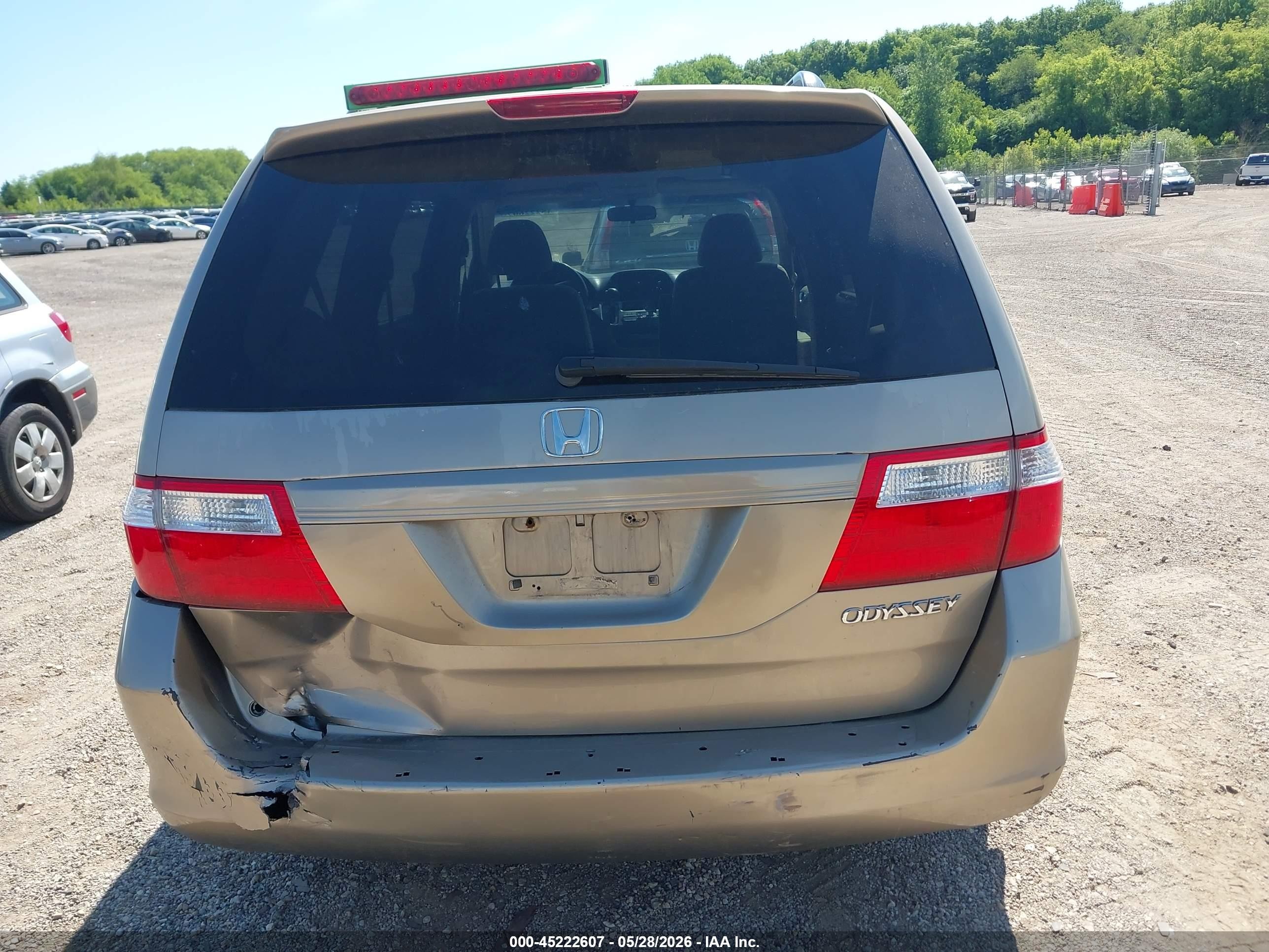 2005 Honda Odyssey Ex Gold vin: 5FNRL38425B401064