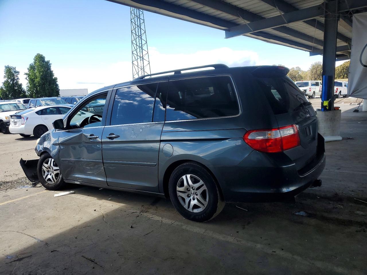 2005 Honda Odyssey Ex Серый vin: 5FNRL38425B408029