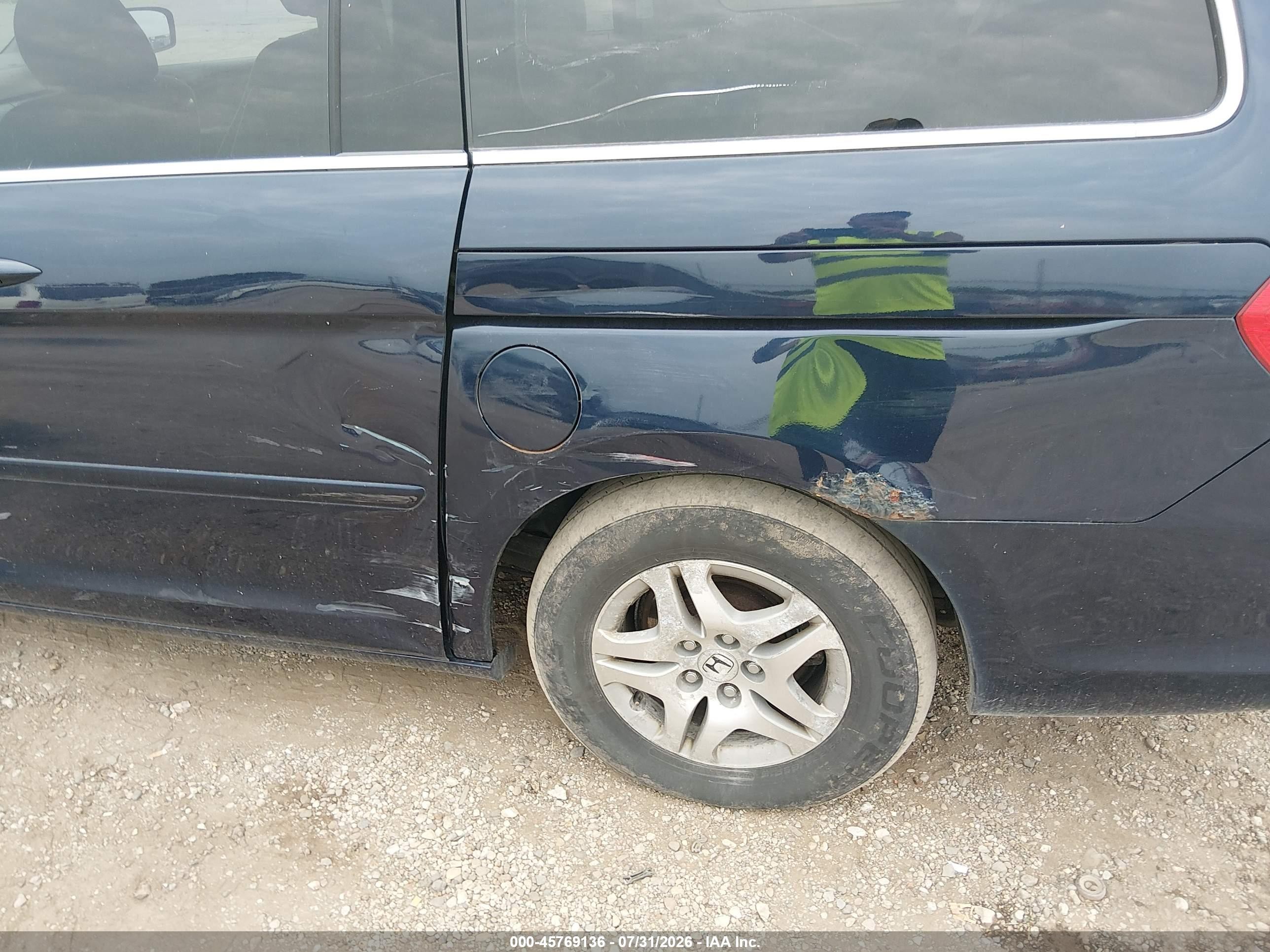 2006 Honda Odyssey Ex Dark Blue vin: 5FNRL38426B054255
