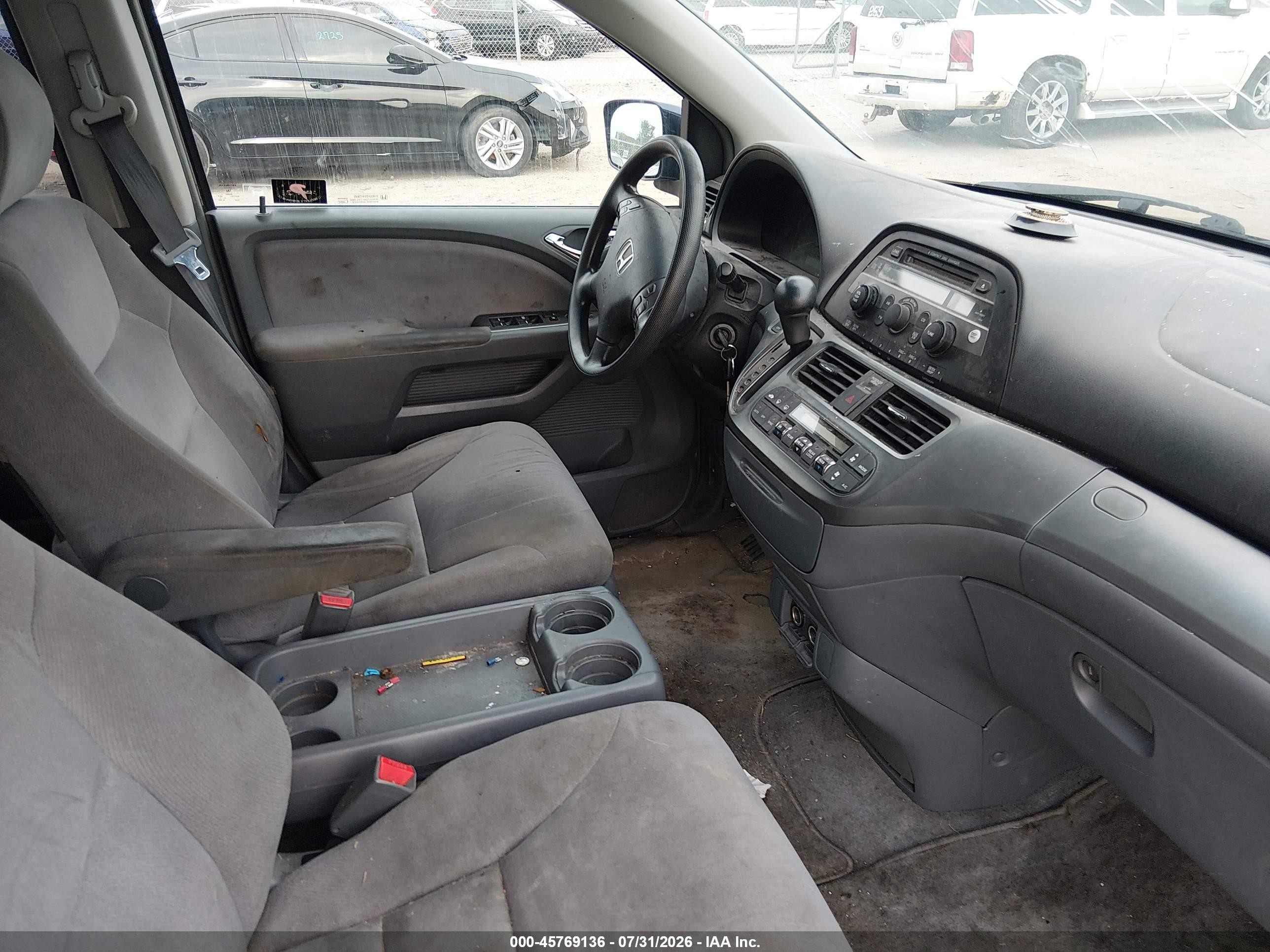 2006 Honda Odyssey Ex Dark Blue vin: 5FNRL38426B054255