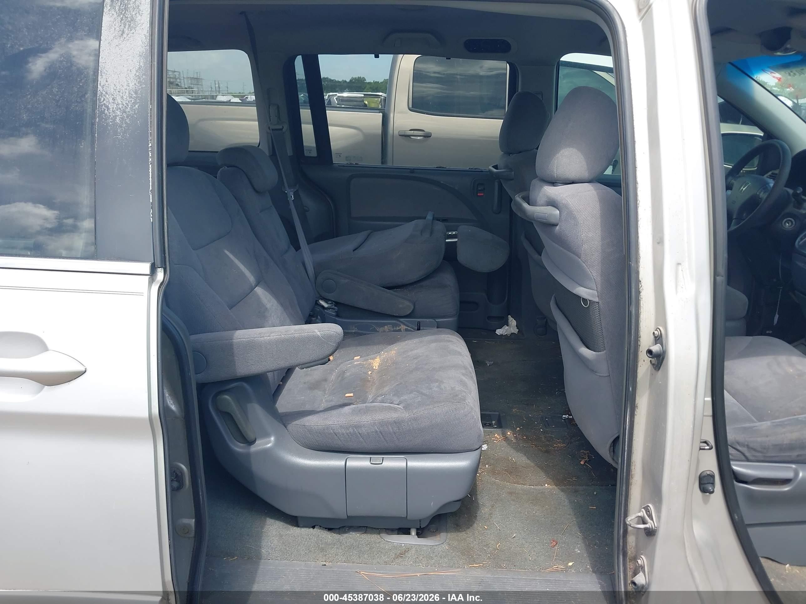 2006 Honda Odyssey Ex Серебряный vin: 5FNRL38426B407495