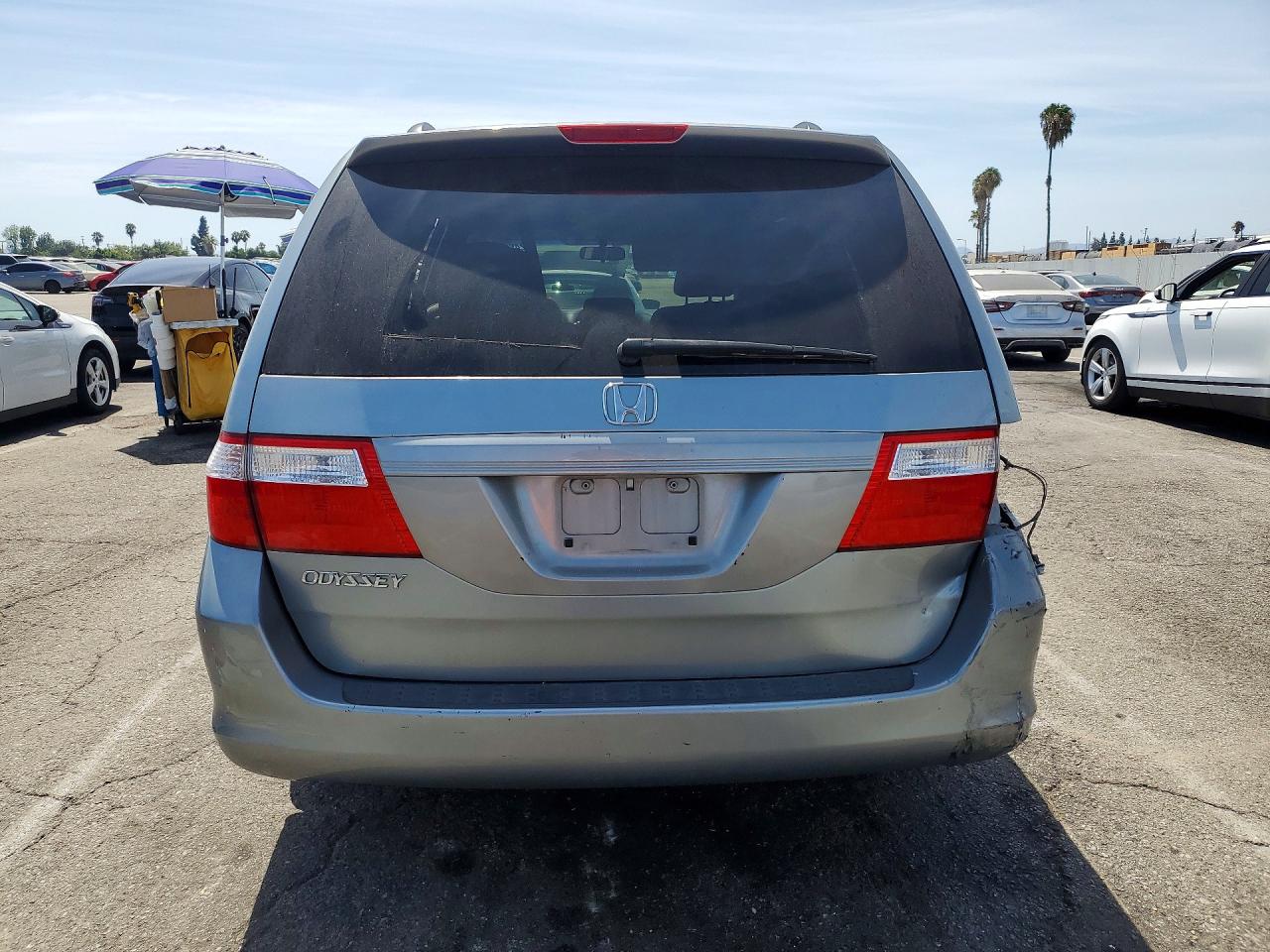 2007 Honda Odyssey Ex Silver vin: 5FNRL38427B049719