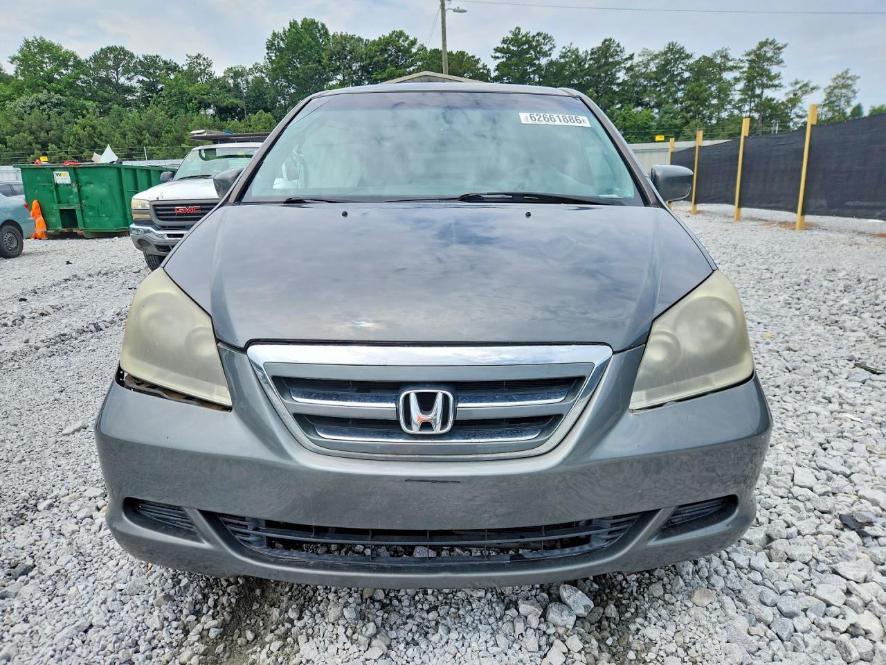 2007 Honda Odyssey Ex Gray vin: 5FNRL38427B065368