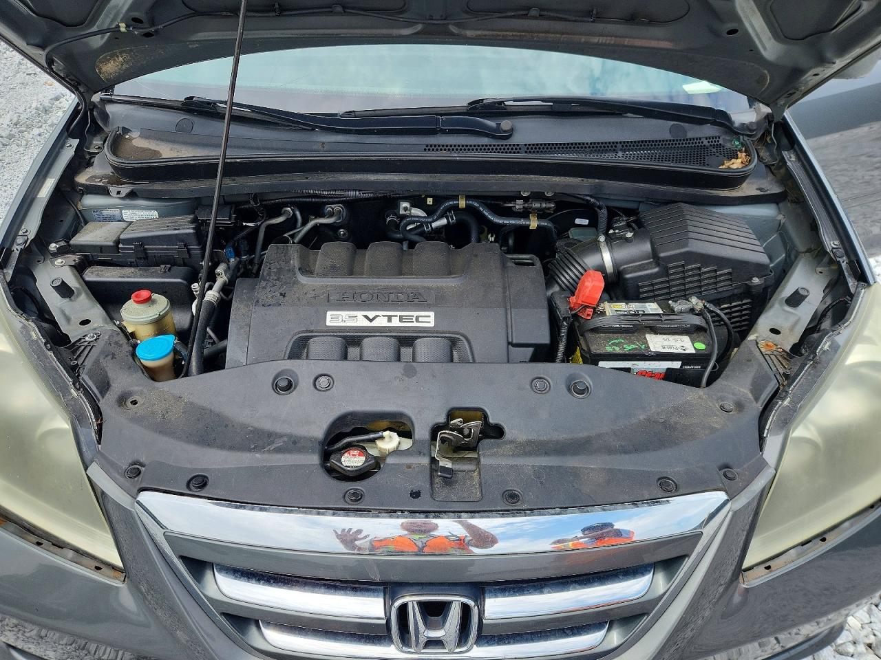 2007 Honda Odyssey Ex Gray vin: 5FNRL38427B065368