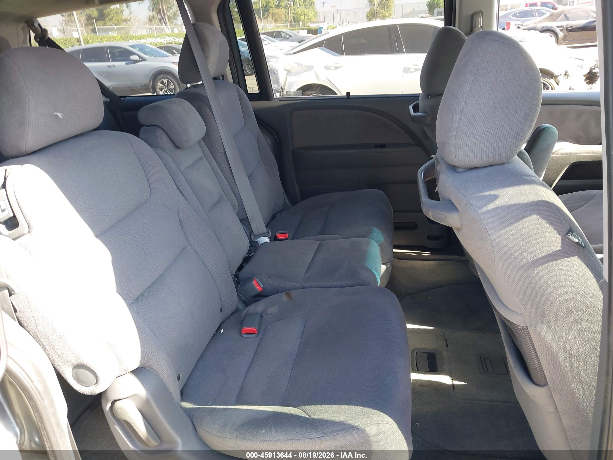2007 Honda Odyssey Ex Gray vin: 5FNRL38427B092604