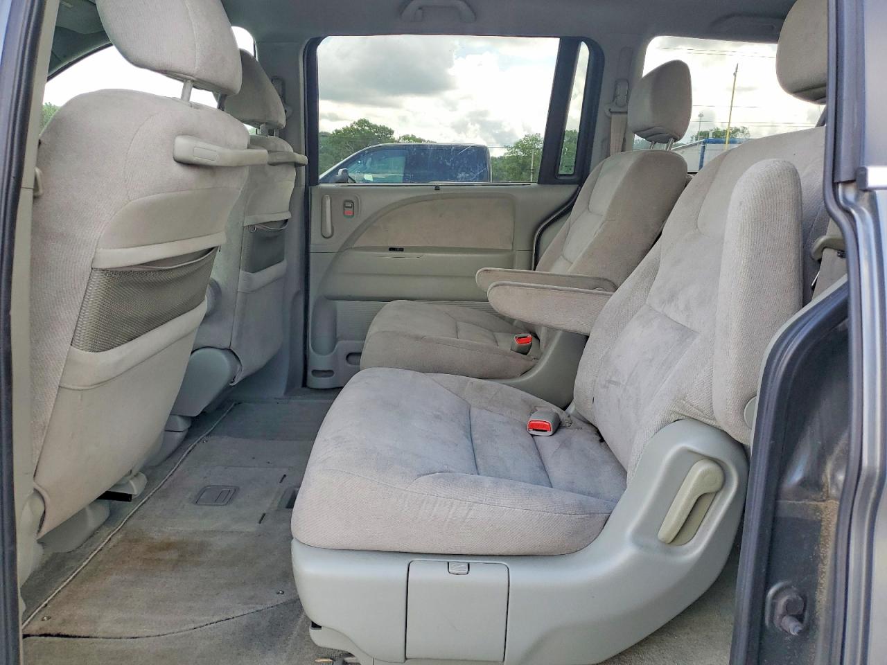 2007 Honda Odyssey Ex Gray vin: 5FNRL38427B133457