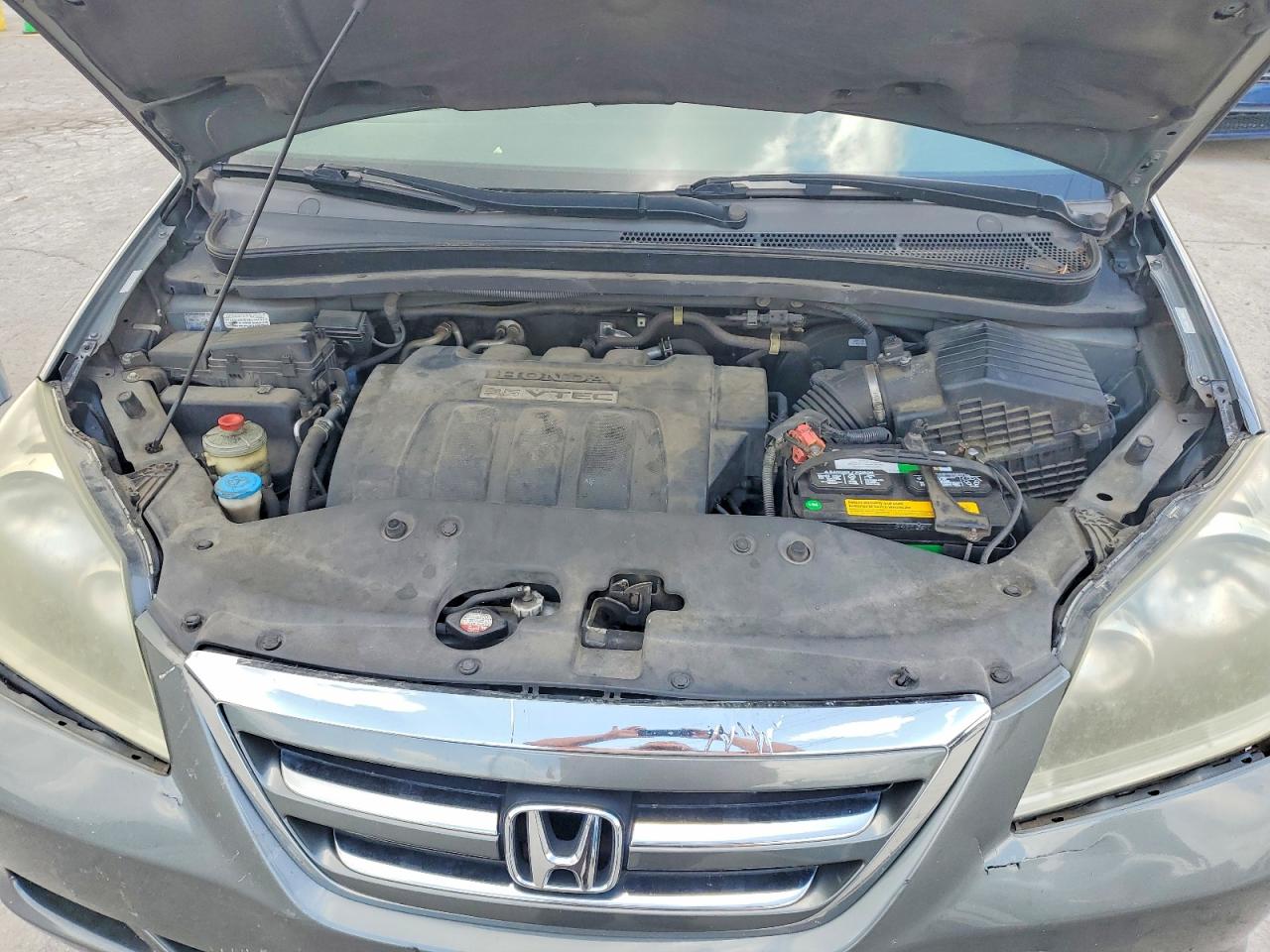 2007 Honda Odyssey Ex Gray vin: 5FNRL38427B133457