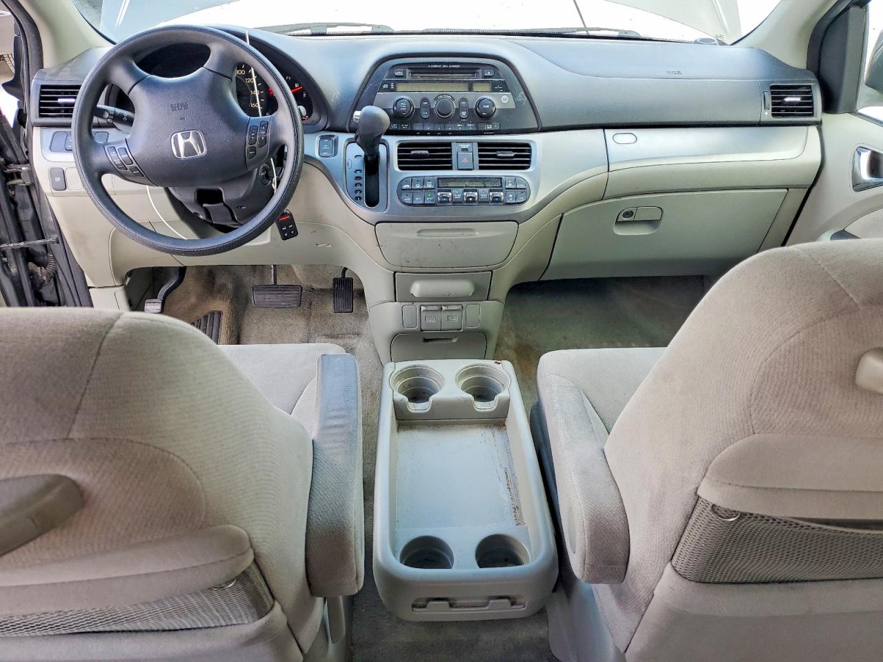 2007 Honda Odyssey Ex Gray vin: 5FNRL38427B133457