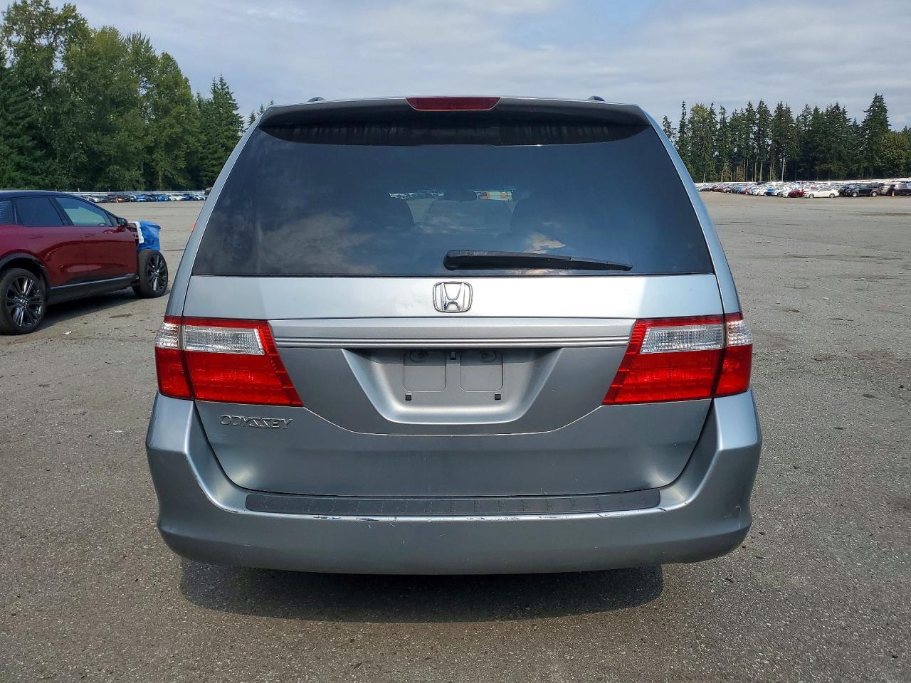 2007 Honda Odyssey Ex Серебряный vin: 5FNRL38427B143907