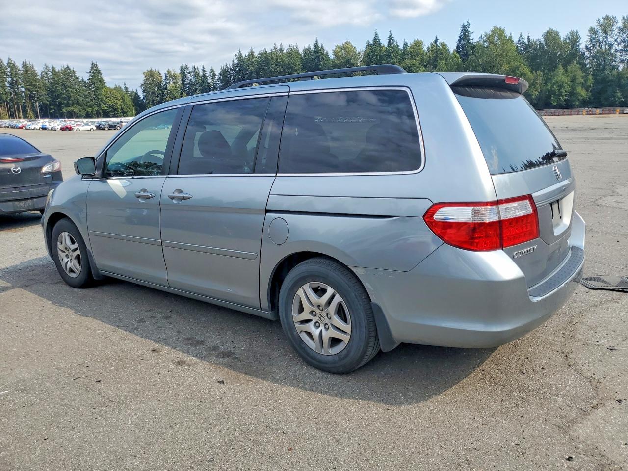 2007 Honda Odyssey Ex Серебряный vin: 5FNRL38427B143907
