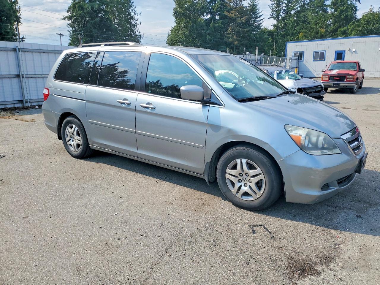 2007 Honda Odyssey Ex Серебряный vin: 5FNRL38427B143907