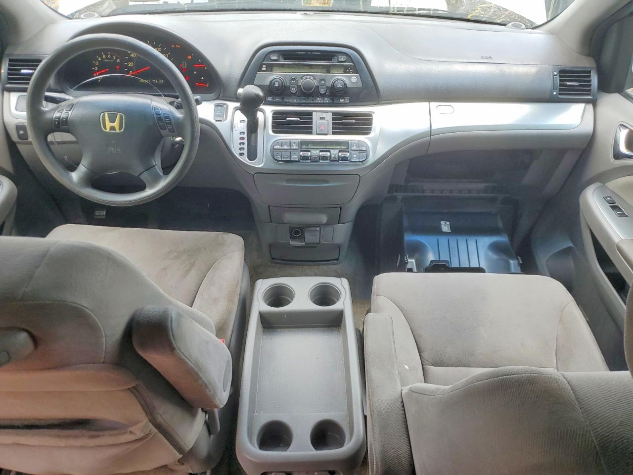 2008 Honda Odyssey Ex Gray vin: 5FNRL38428B040004