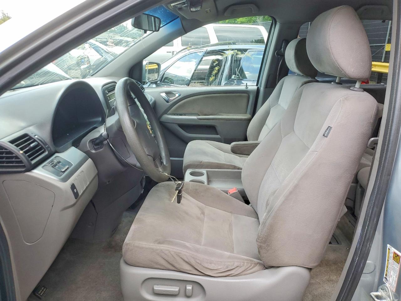 2008 Honda Odyssey Ex Gray vin: 5FNRL38428B040004