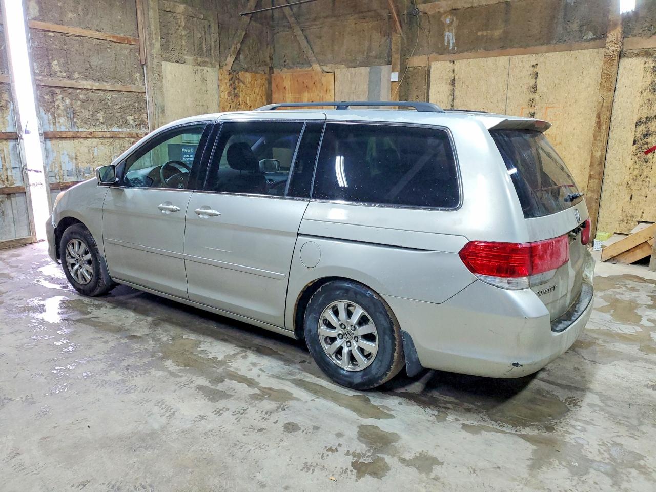 2009 Honda Odyssey Ex Gray vin: 5FNRL38429B002774