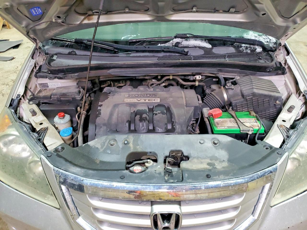 2009 Honda Odyssey Ex Gray vin: 5FNRL38429B002774