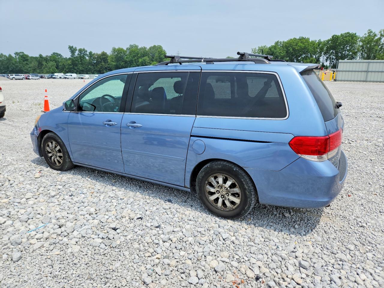 2009 Honda Odyssey Ex Blue vin: 5FNRL38429B008056