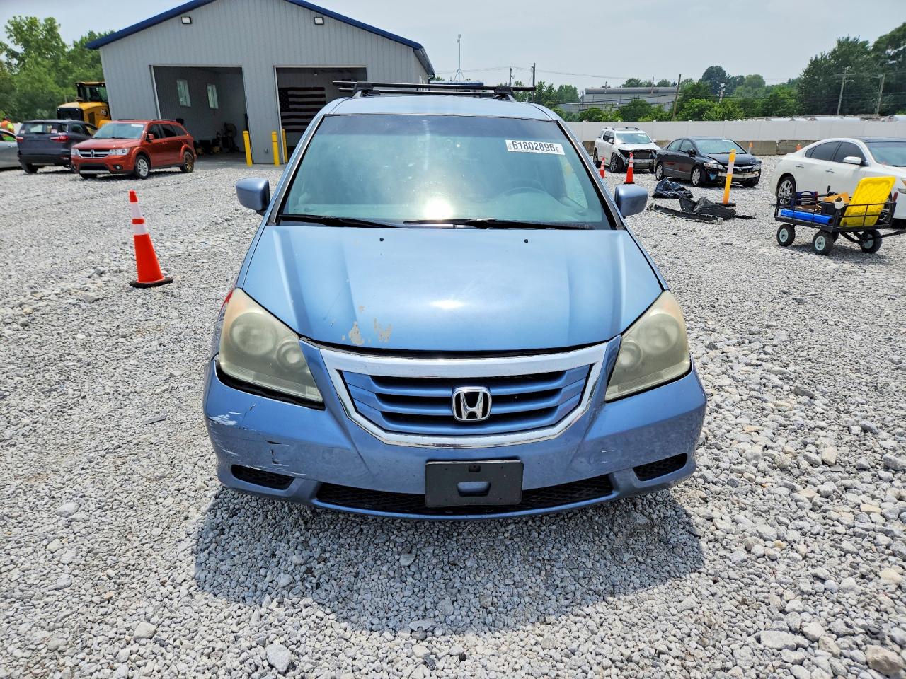 2009 Honda Odyssey Ex Blue vin: 5FNRL38429B008056