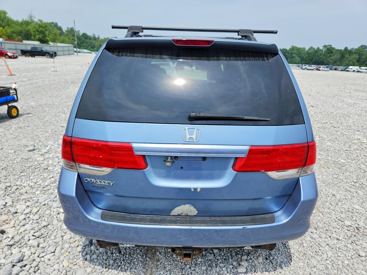 2009 Honda Odyssey Ex Blue vin: 5FNRL38429B008056
