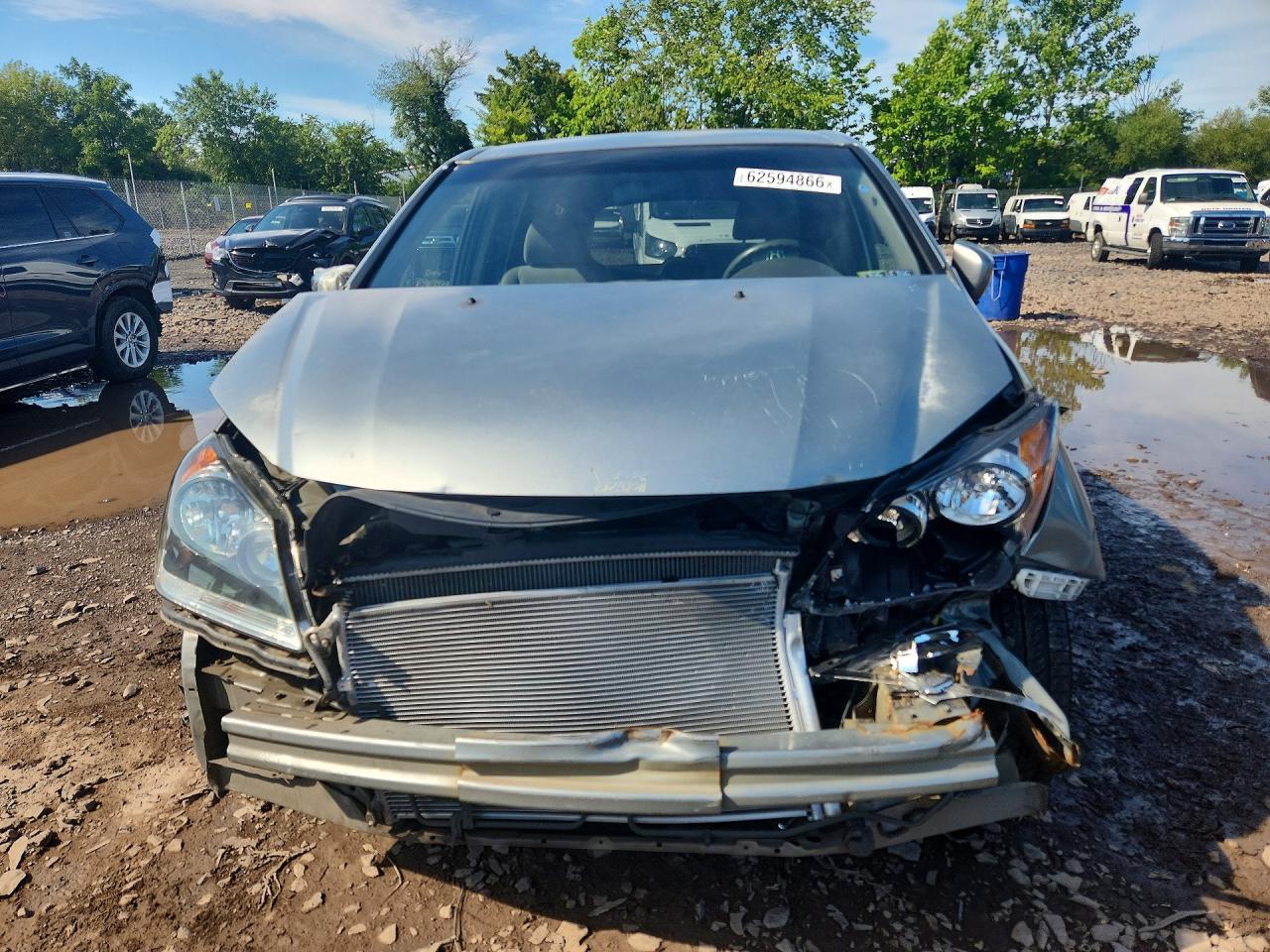 2009 Honda Odyssey Ex Silver vin: 5FNRL38429B015170