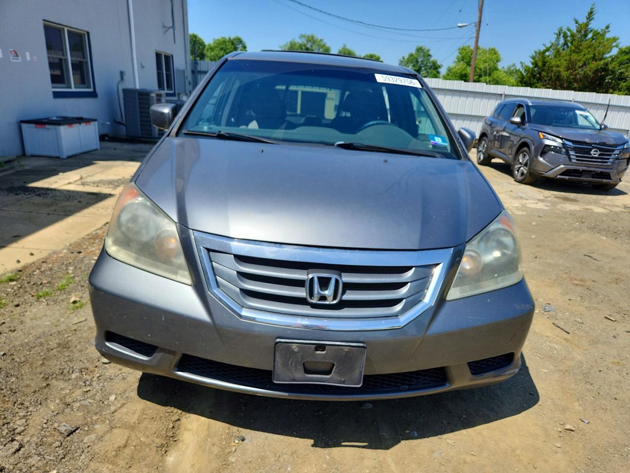 2009 Honda Odyssey Ex Gray vin: 5FNRL38429B016125
