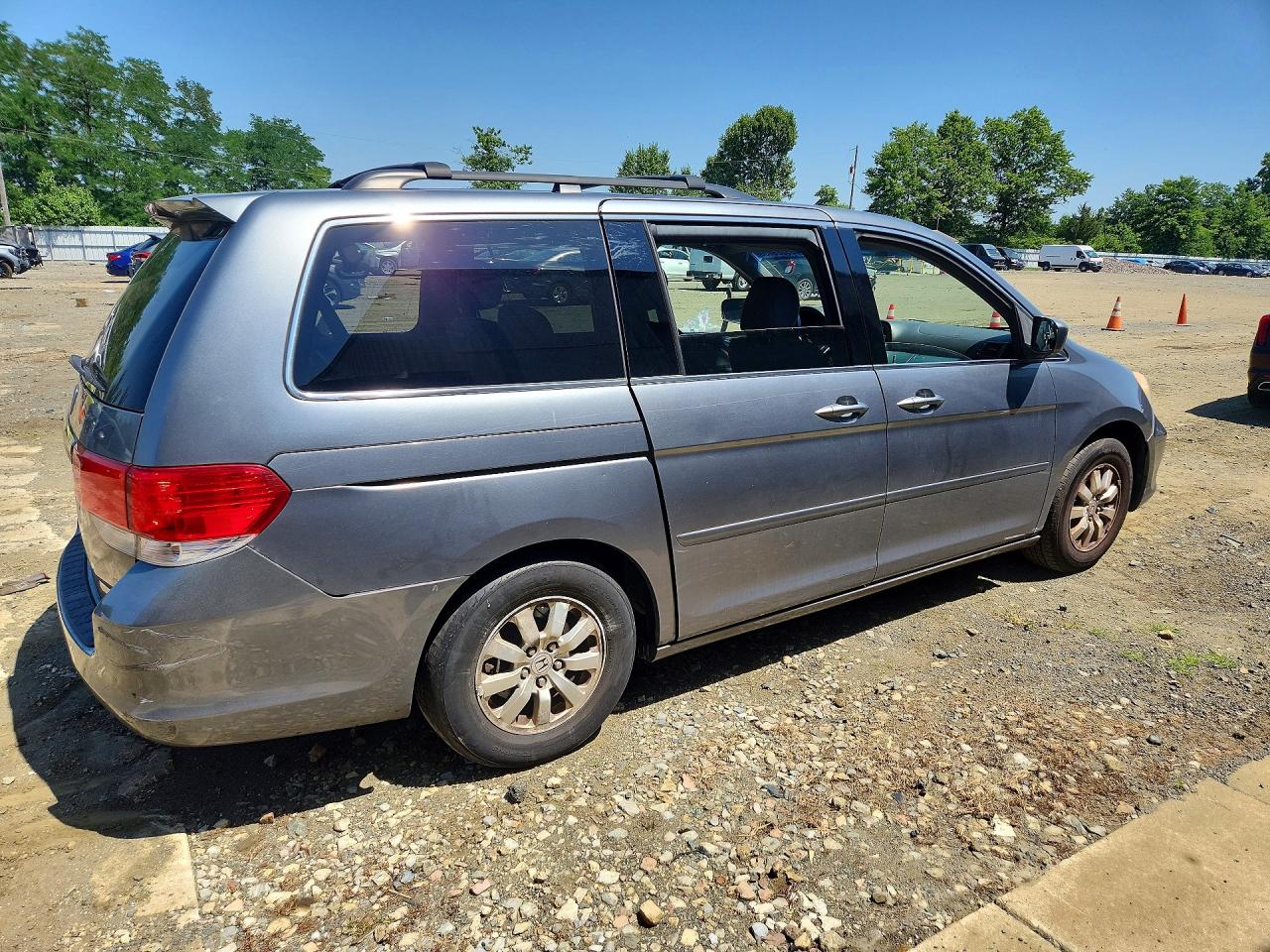 2009 Honda Odyssey Ex Gray vin: 5FNRL38429B016125