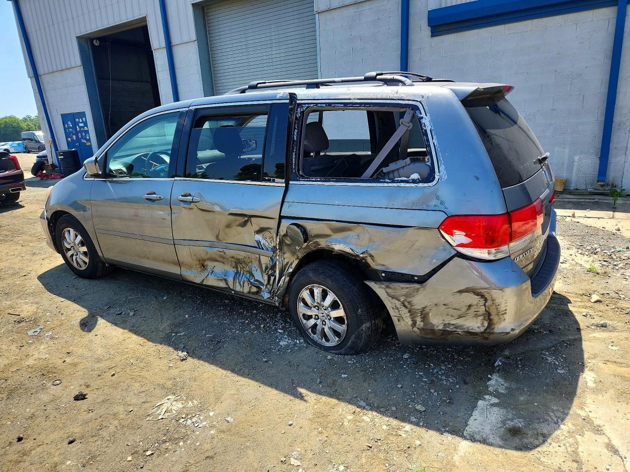 2009 Honda Odyssey Ex Gray vin: 5FNRL38429B016125