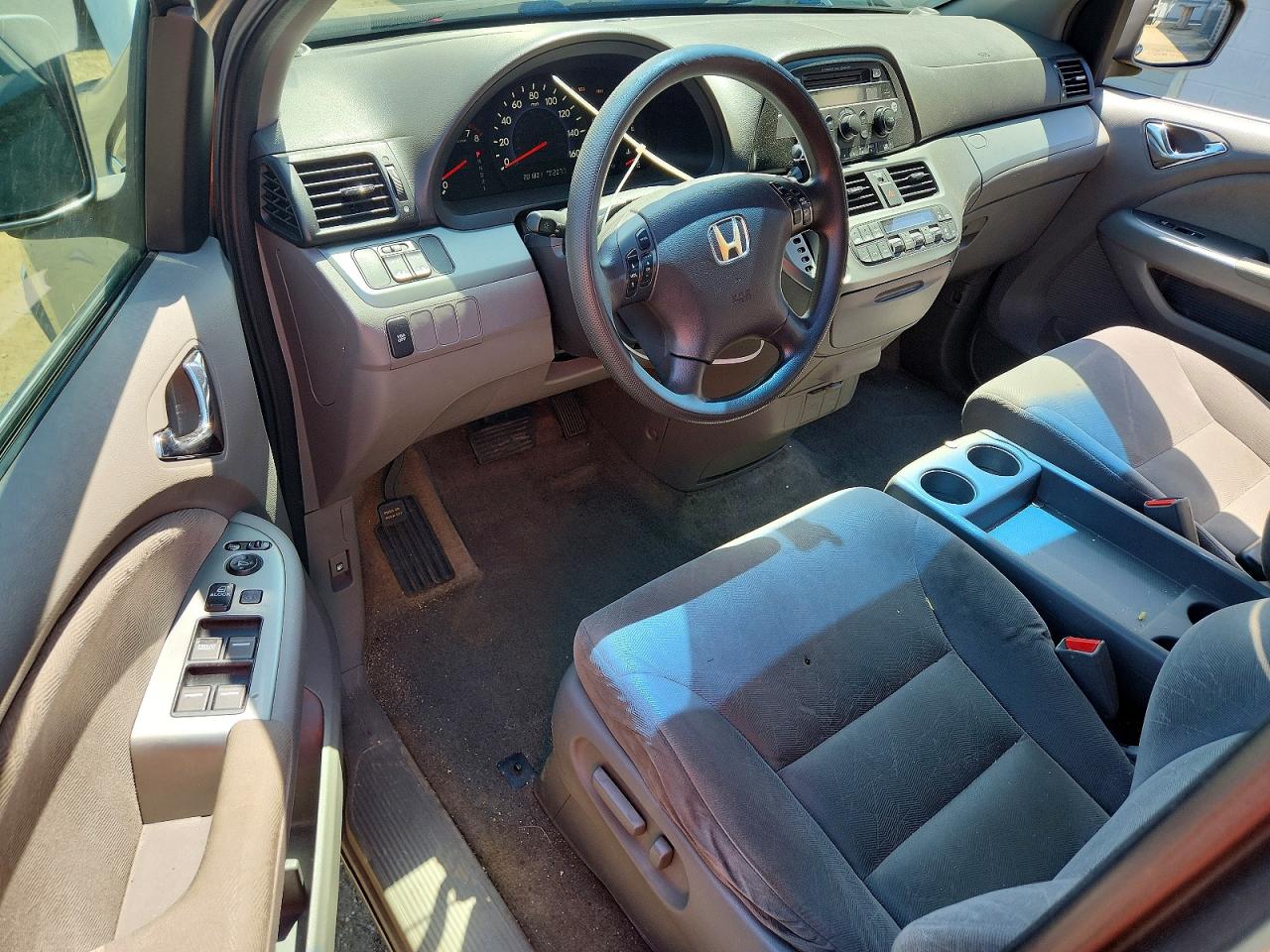 2009 Honda Odyssey Ex Gray vin: 5FNRL38429B016125