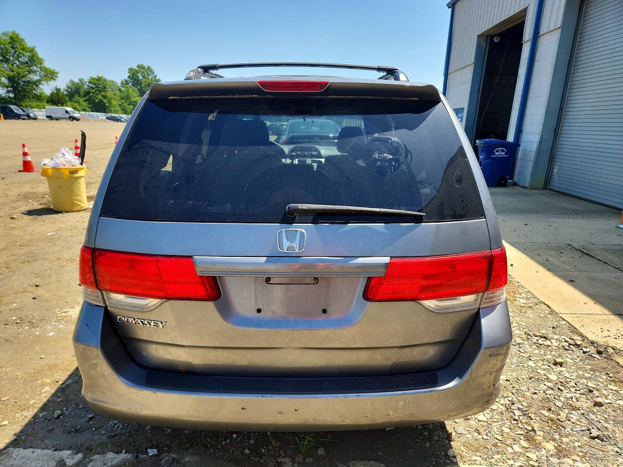 2009 Honda Odyssey Ex Gray vin: 5FNRL38429B016125