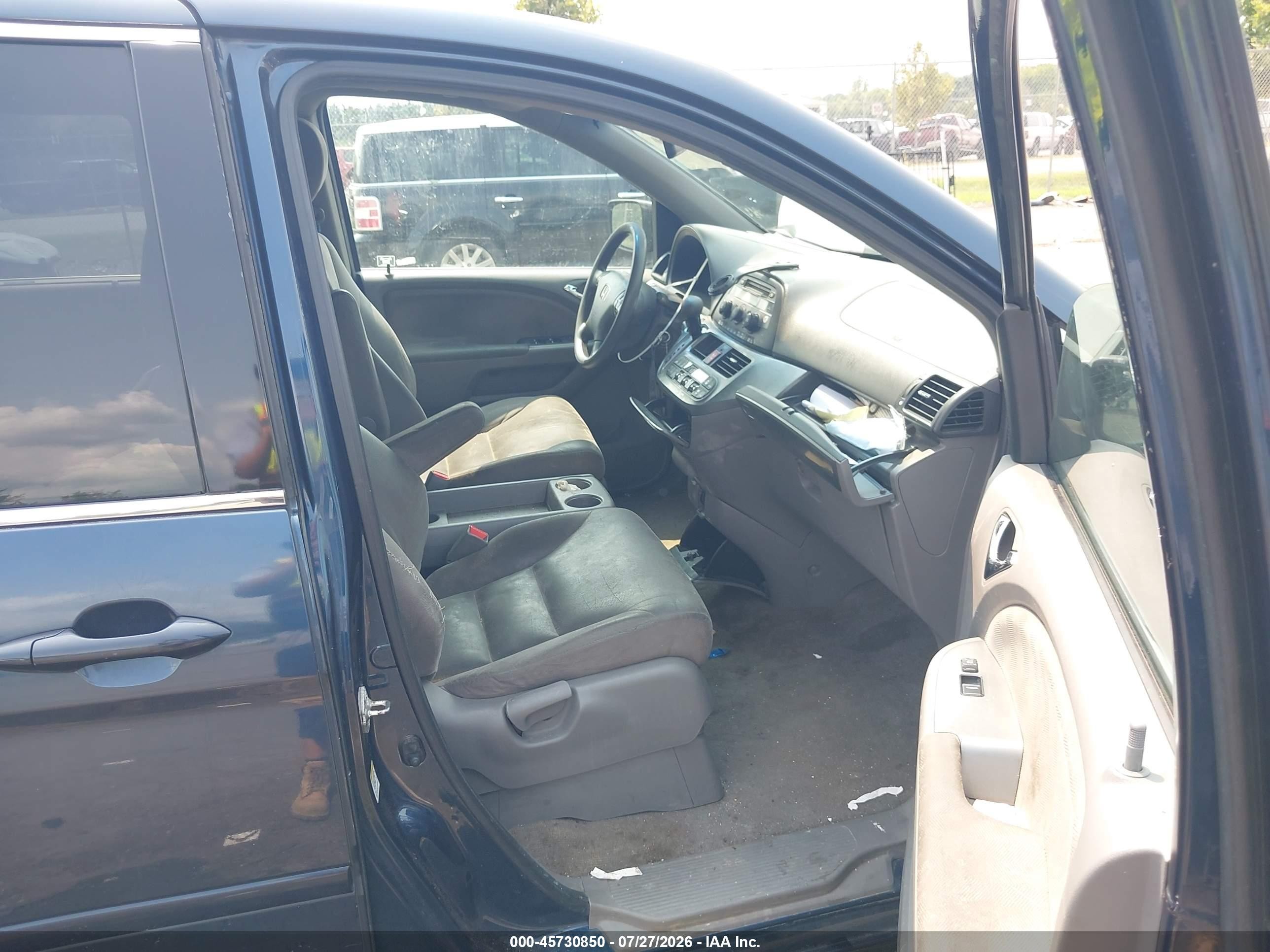 2009 Honda Odyssey Ex Blue vin: 5FNRL38429B412393